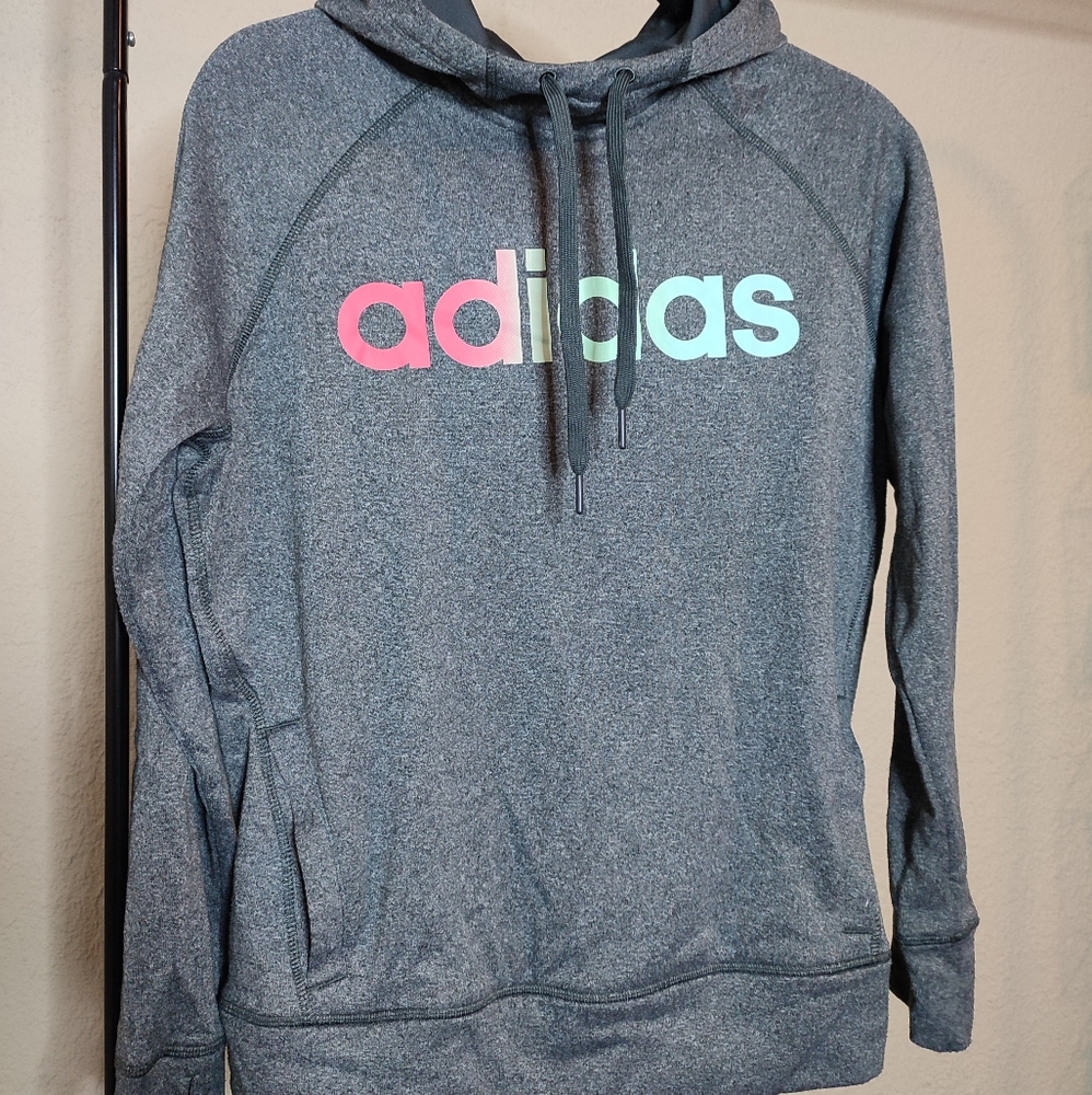 Adidas Hoodie with Thumbhole and Front Pocket